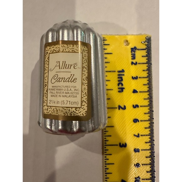 Allure Other - Set of 12 Allure Votive Candles Fluted Silver
